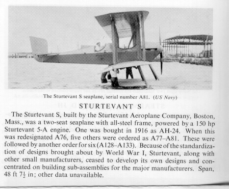 Sturtevant Seaplane