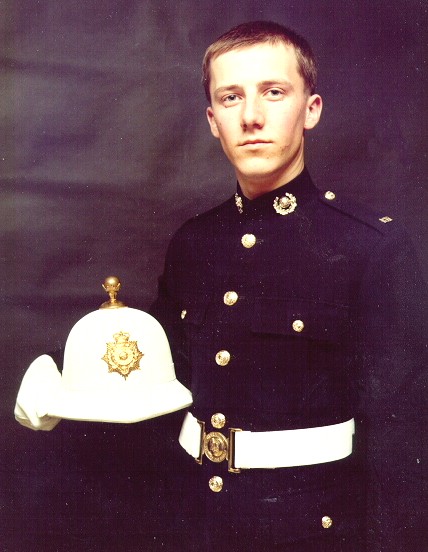Bob in Royal Marines uniform.