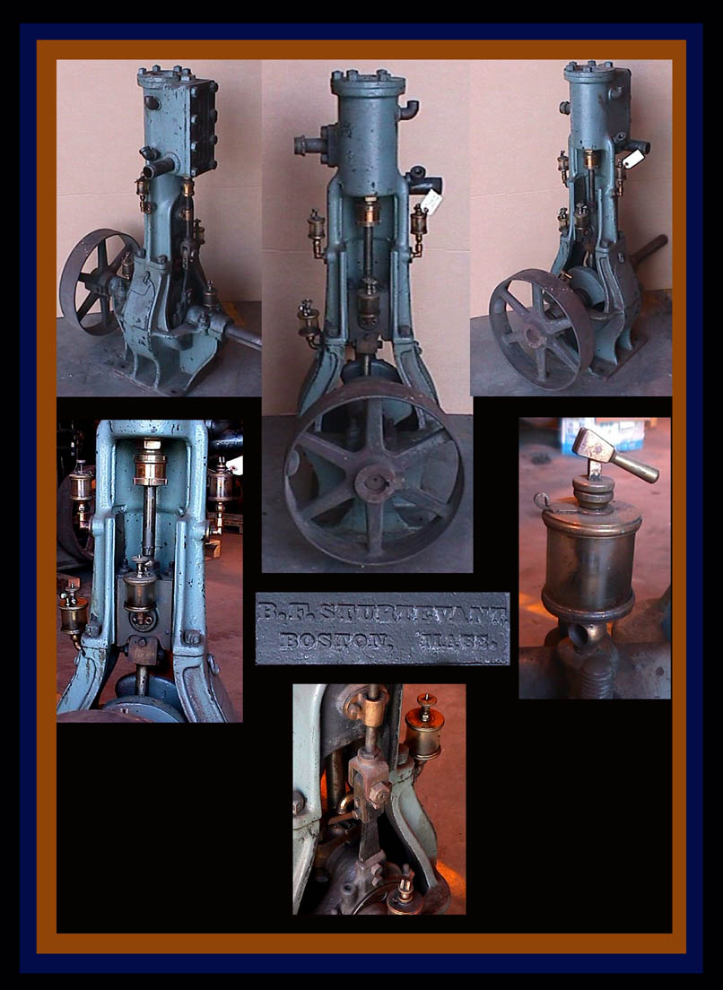 sturtevant steam engine ca. 1890